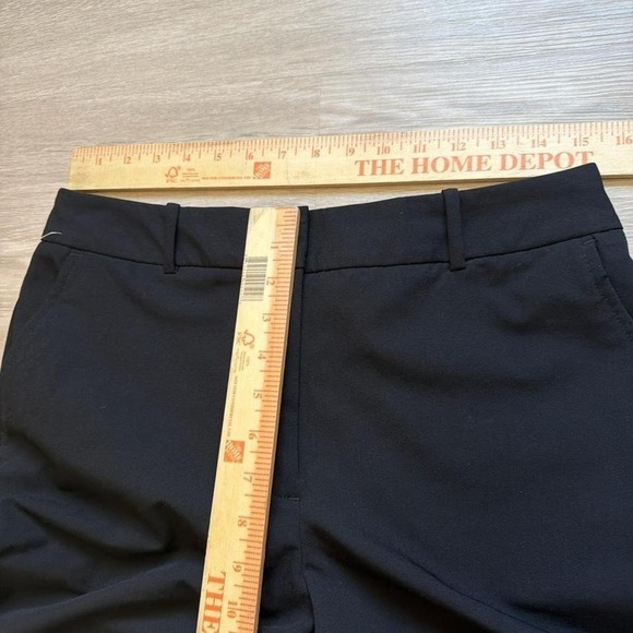 30x28 Black Wide Leg Flared Grunge Dress Pants Y2K Baggy Vintage - Picture 4 of 6